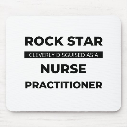 Rock Star wird clever als Krankenschwester 2 verkl Mousepad (Vorne)