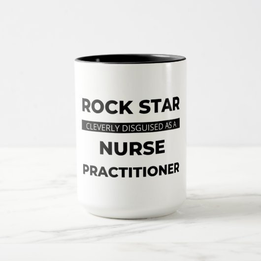 Rock Star wird clever als Krankenschwester 2 verkl Tasse (Zentrum)