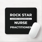 Rock Star wird clever als Krankenschwester verklei Mousepad (Mit Mouse)