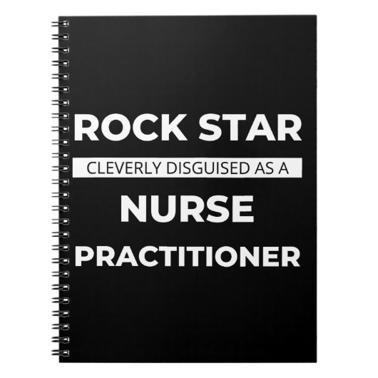 Rock Star wird clever als Krankenschwester verklei Notizblock (Vorderseite)