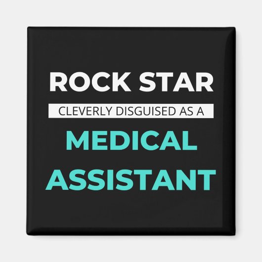 Rock Star wird clever als Mediziner verkleidet Magnet (Vorne)
