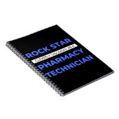 Rock Star wird clever als Pharmacy Tech getarnt Notizblock (Rechte Seite)