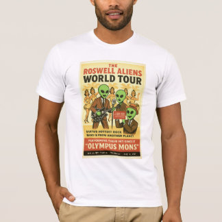 Rock Stars 1947 Roswell Außerirdische Retro T-Shirt