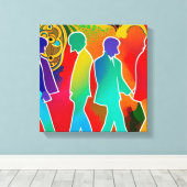 Rock Stars Leinwanddruck (Insitu (Holzboden))