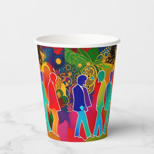 Rock Stars Pappbecher (Rückseite)