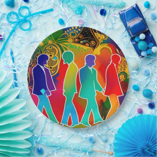 Rock Stars Pappteller (Party)