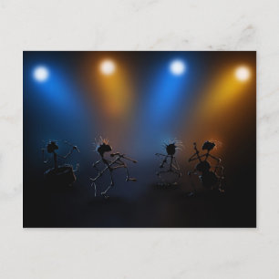 Rock Stars Postkarte