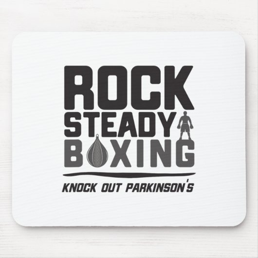 Rock Steady Boxing besiegt Parkinson  Mousepad (Vorne)