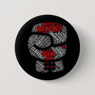 Rock Steady Boxing Glove Parkinsons Button