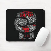 Rock Steady Boxing Glove Parkinsons Mousepad (Mit Mouse)