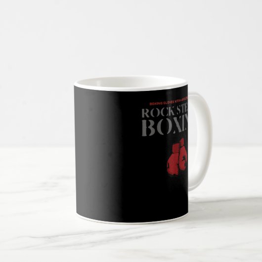 Rock Steady Boxing Gloves With A Greater Purpose P Kaffeetasse (VorderseiteRechts)
