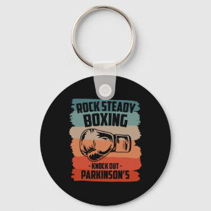 Rock Steady Boxing klopfen Parkinson Inspirierend Schlüsselanhänger