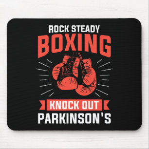 Rock Steady Boxing klopfen Parkinson's Boxer Mousepad
