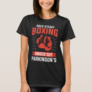 Rock Steady Boxing klopfen Parkinson's Boxer T-Shirt