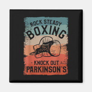 Rock Steady Boxing Knock Out Parkinson Bewusstsein Magnet