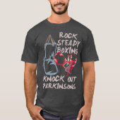 Rock Steady Boxing Knock Out Parkinson Premium T-Shirt (Vorderseite)