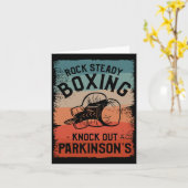 Rock Steady Boxing Knock Out Parkinson's Awareness Karte (Gelbe Blume)