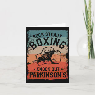 Rock Steady Boxing Knock Out Parkinson's Awareness Karte