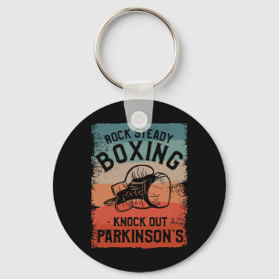 Rock Steady Boxing Knock Out Parkinson's Awareness Schlüsselanhänger