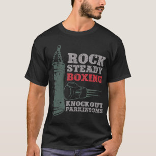 Rock Steady Boxing Knock out Parkinsons Boxing  T-Shirt