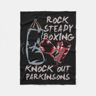Rock Steady Boxing Knock Out Parkinsons Fleecedecke