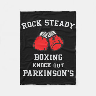 Rock Steady Boxing Knock Out Parkinsons Fleecedecke