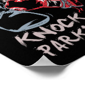Rock Steady Boxing Knock Out Parkinsons Poster (Ecke)