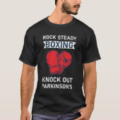 Rock Steady Boxing Knock out Parkinson's T-Shirt (Vorderseite)