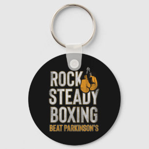 Rock Steady Boxing Parkinson Herbsthandschuhe Vint Schlüsselanhänger