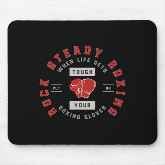Rock Steady Boxing Parkinson, wenn das Leben berüh Mousepad (Vorne)