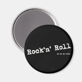 Rock-Stil Magnet (Vorderseite/Rückseite)