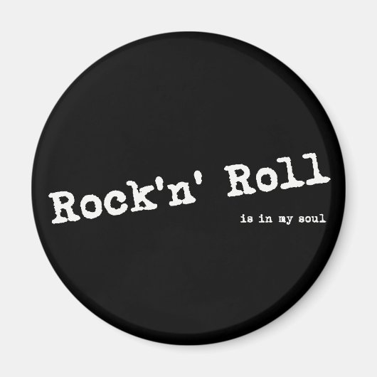 Rock-Stil Magnet (Vorne)