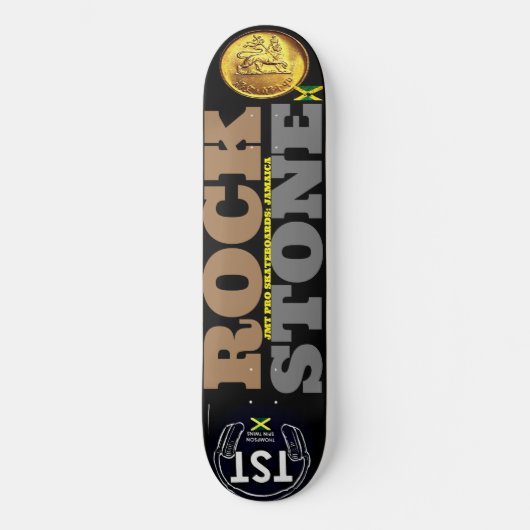 ROCK STONE OFFIZIELL JMT 8 1/4" Skateboard Deck (Vorderseite)