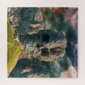 Rock Stone Puzzle - Skull - Fantasie (Horizontal)