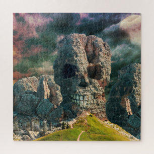 Rock Stone Puzzle - Skull - Fantasie