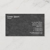 Rock Strata - Linen Visitenkarte (Rückseite)