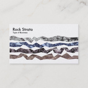 Rock Strata - Platin Visitenkarte