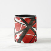 Rock Stripes abstrakter Designer Tasse (Zentrum)