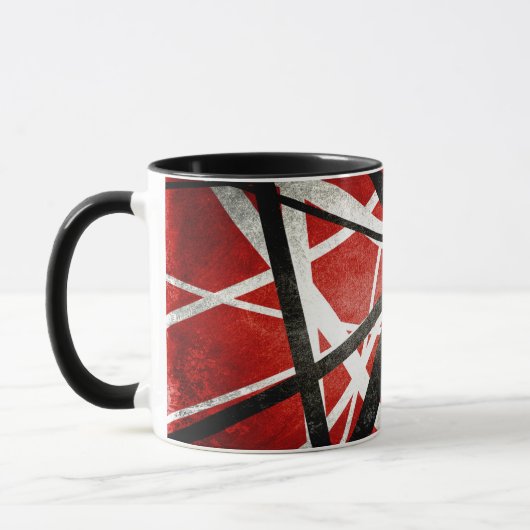 Rock Stripes abstrakter Designer Tasse (Links)