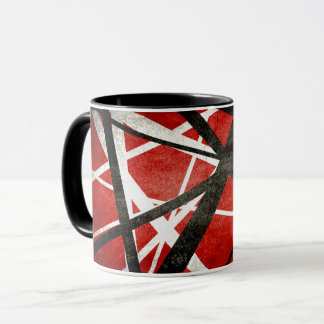 Rock Stripes abstrakter Designer Tasse
