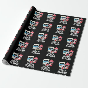 Rock Sugar Funny Food Pub Dark BG Geschenkpapier