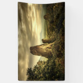 Rock Sunset in Griechenland Banner (Vertikal)