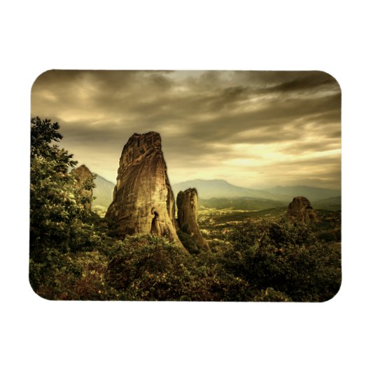 Rock Sunset in Griechenland Magnet (Horizontal)
