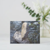 Rock Swirl Postkarte (Stehend Vorderseite)