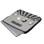 Rock-T-Shirts | Group Walk | Name hinzufügen Laptopschutzhülle (Vorne Knopf)