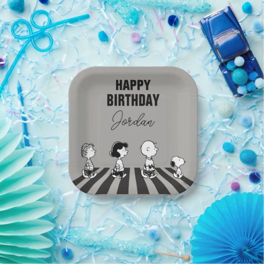 Rock-T-Shirts | Group Walk | Name hinzufügen Pappteller (Party)