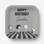 Rock-T-Shirts | Group Walk | Name hinzufügen Pappteller (Vorderseite)