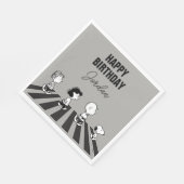 Rock-T-Shirts | Group Walk | Name hinzufügen Serviette (Ecke)