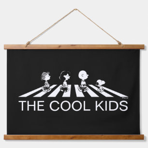 Rock-T-Shirts Group Walk Wandteppich Mit Holzrahmen