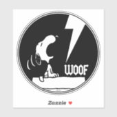 Rock-T-Shirts | Snoopy Howling Aufkleber (Blatt)